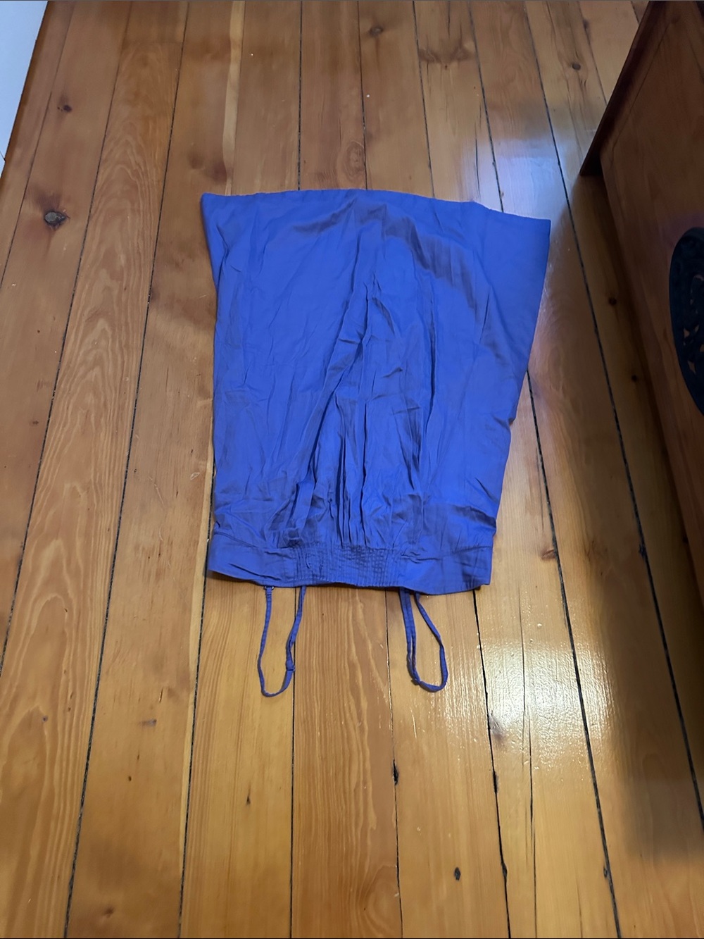 Vero Moda Purple Strapless Smocked Tube Top